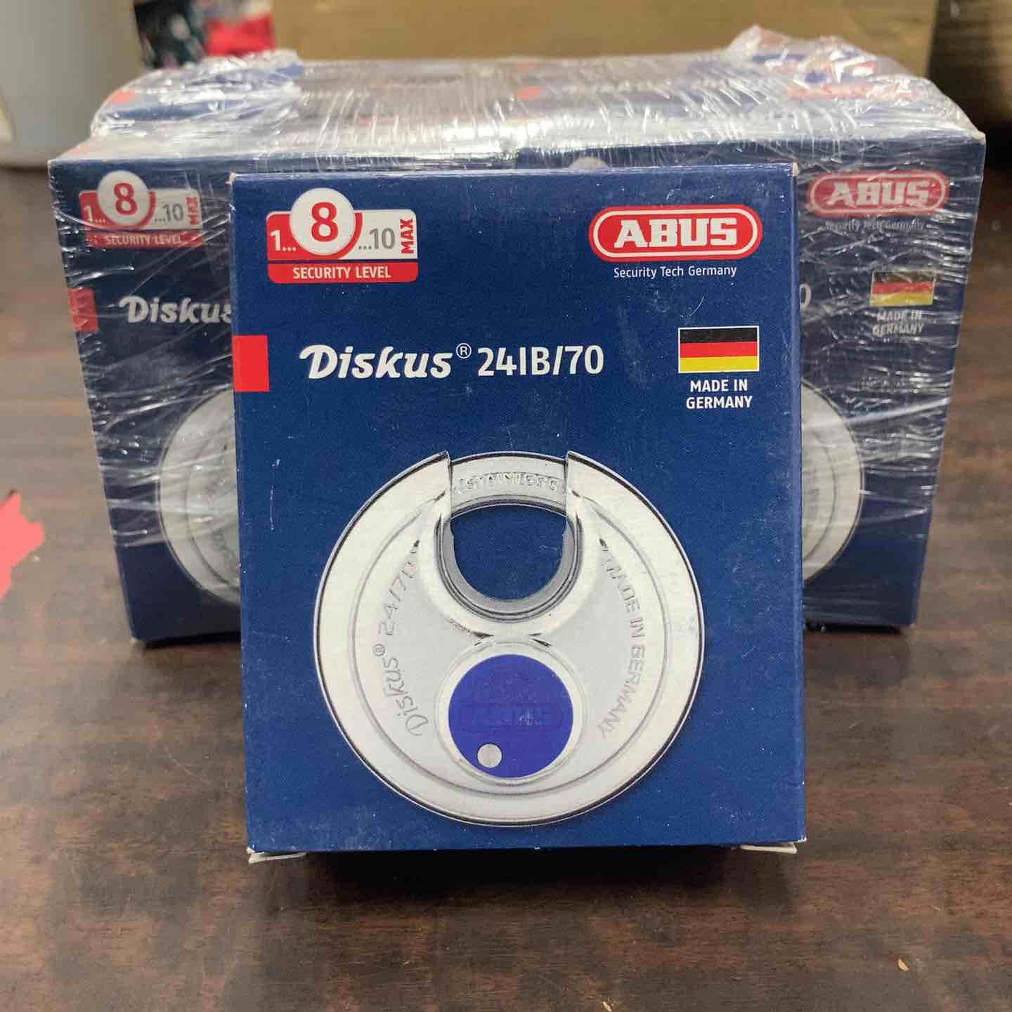 南京錠 ABUS ディスカス 24IB-70 ステンレス吊り 6個セット【川崎店】 南京錠 ABUS ディスカス 24IB-70 ステンレス吊り 6個セット【川崎店
