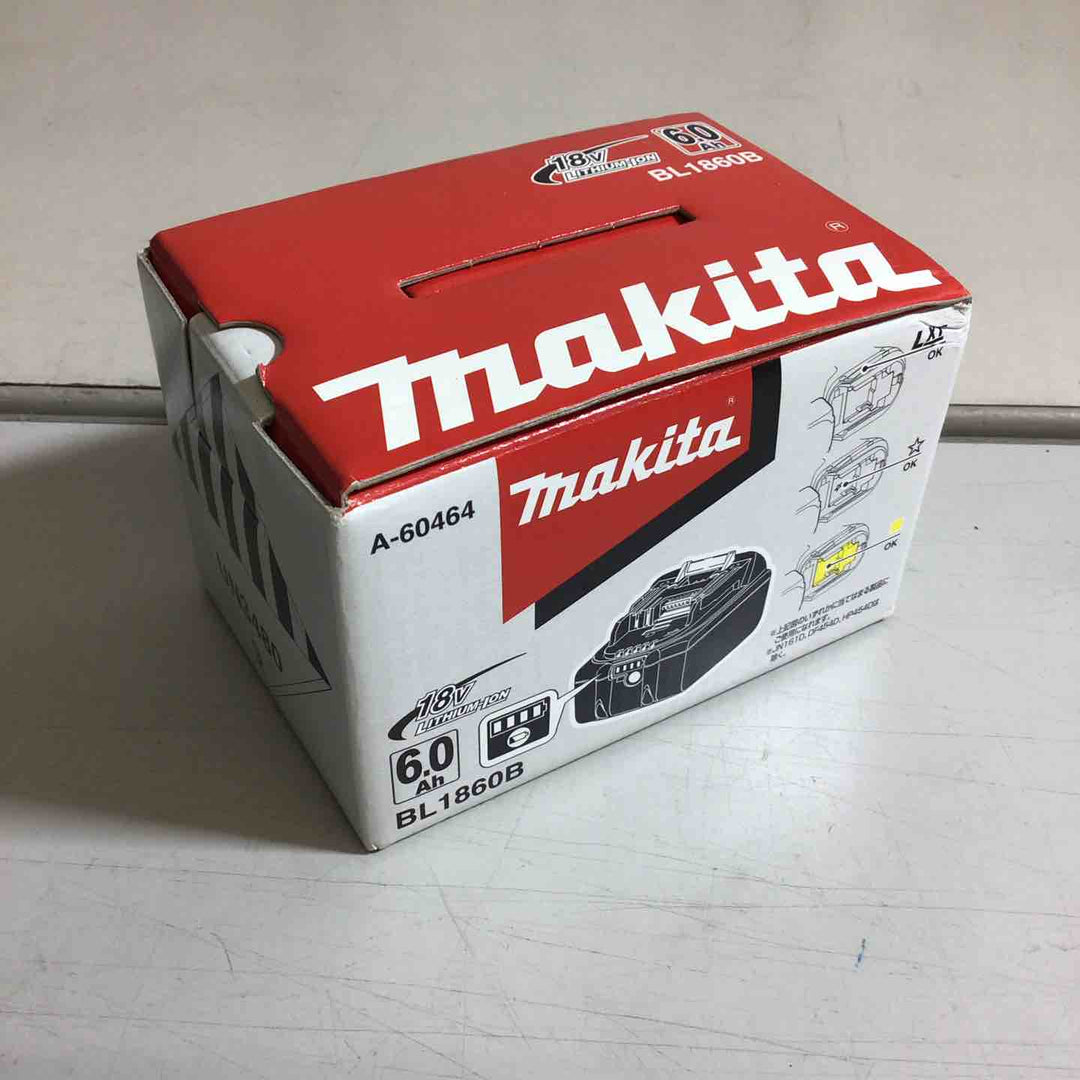 ★マキタ(makita) リチウムイオンバッテリー 18V/6.0Ah BL1860B【戸田店】