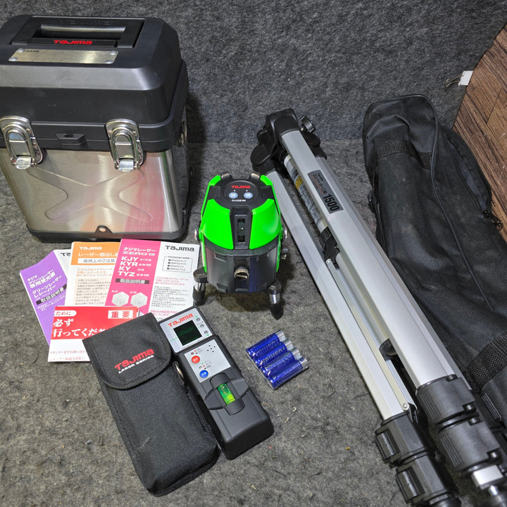 【美品・三脚、受光器付き!※マイナーチェンジ前モデル】タジマ(Tajima) レーザー墨出し器 ZEROG-KJY【桶川店】