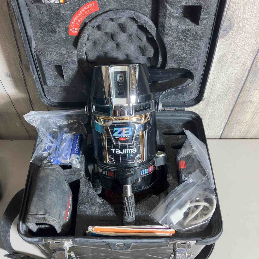 ◇タジマ(TAJIMA) レーザー墨出し器 NAVIゼロブルー リチウム KJC ZEROBLN-KJC 矩十字・横全周【戸田店】