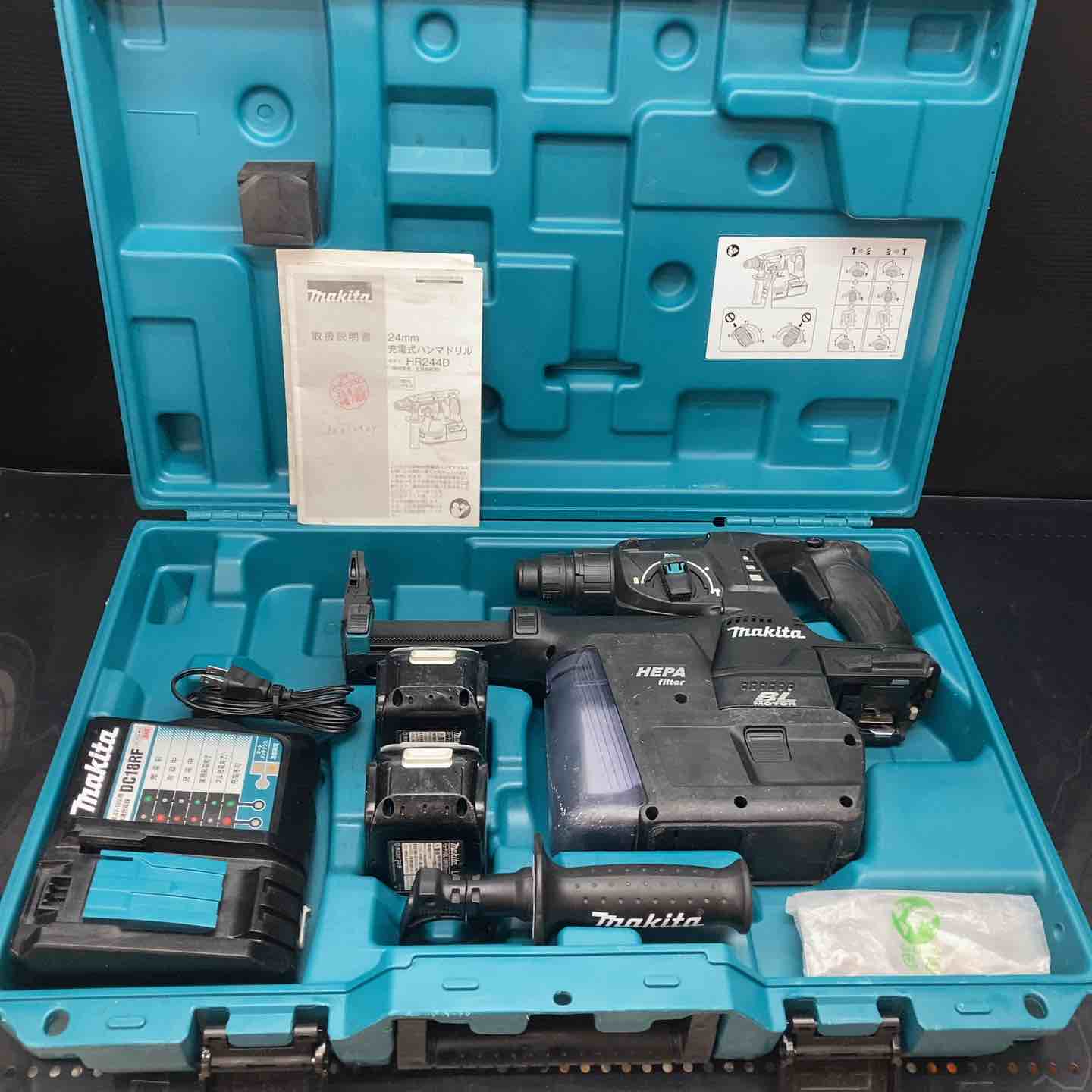 ☆マキタ(makita) コードレスハンマドリル HR244DGXVB フルセット品