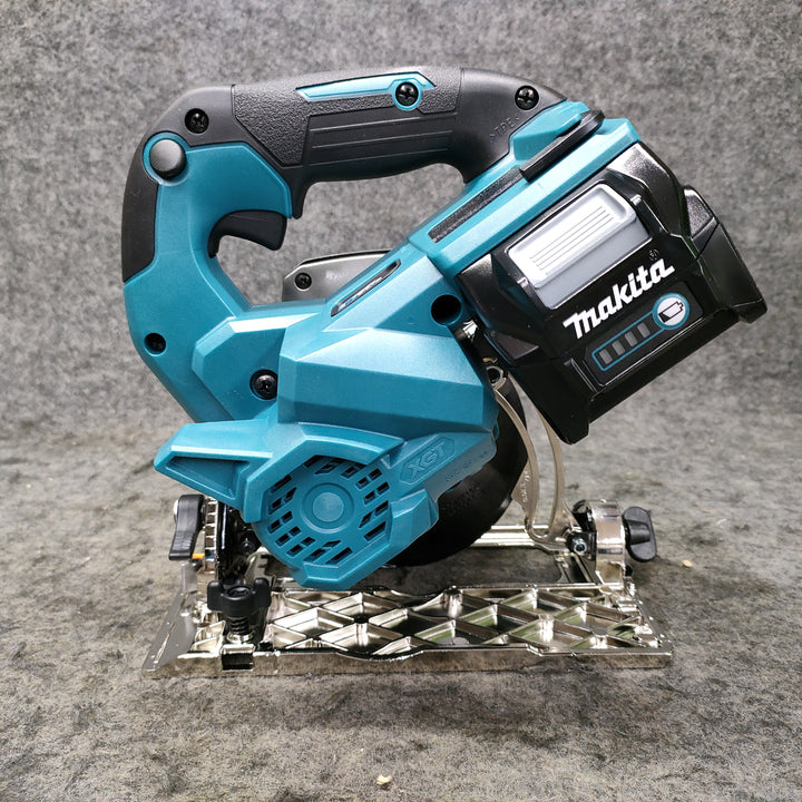 ★マキタ(makita) 40Vmax HS005GRDX 際切マルノコ 鮫肌 125mm 急速充電器+純正バッテリ2個付【岩槻店】