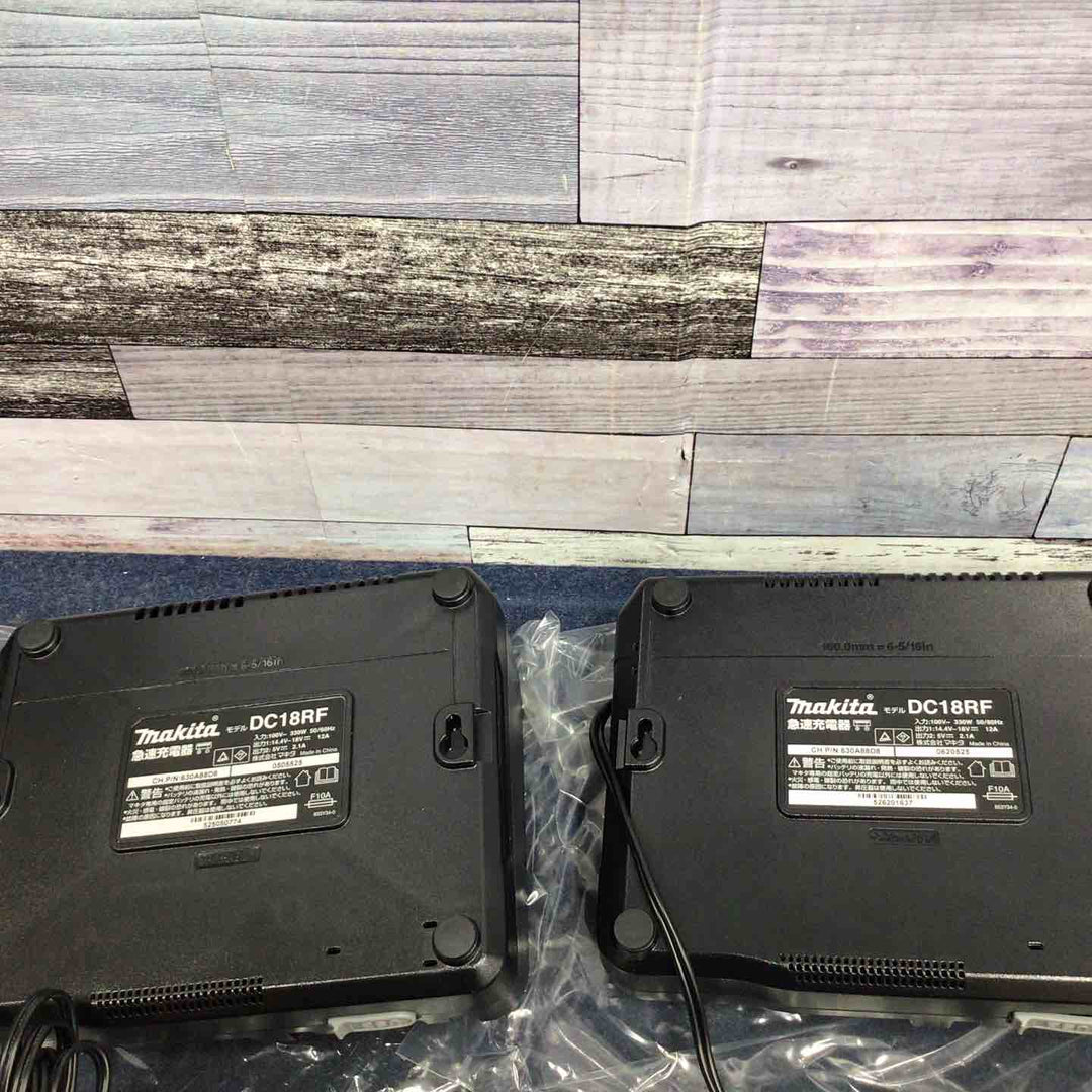 マキタ(makita) リチウムイオンバッテリー 18V/6.0Ah BL1860B 4個+急速充電器 DC18RF 2個 セット【八潮店】