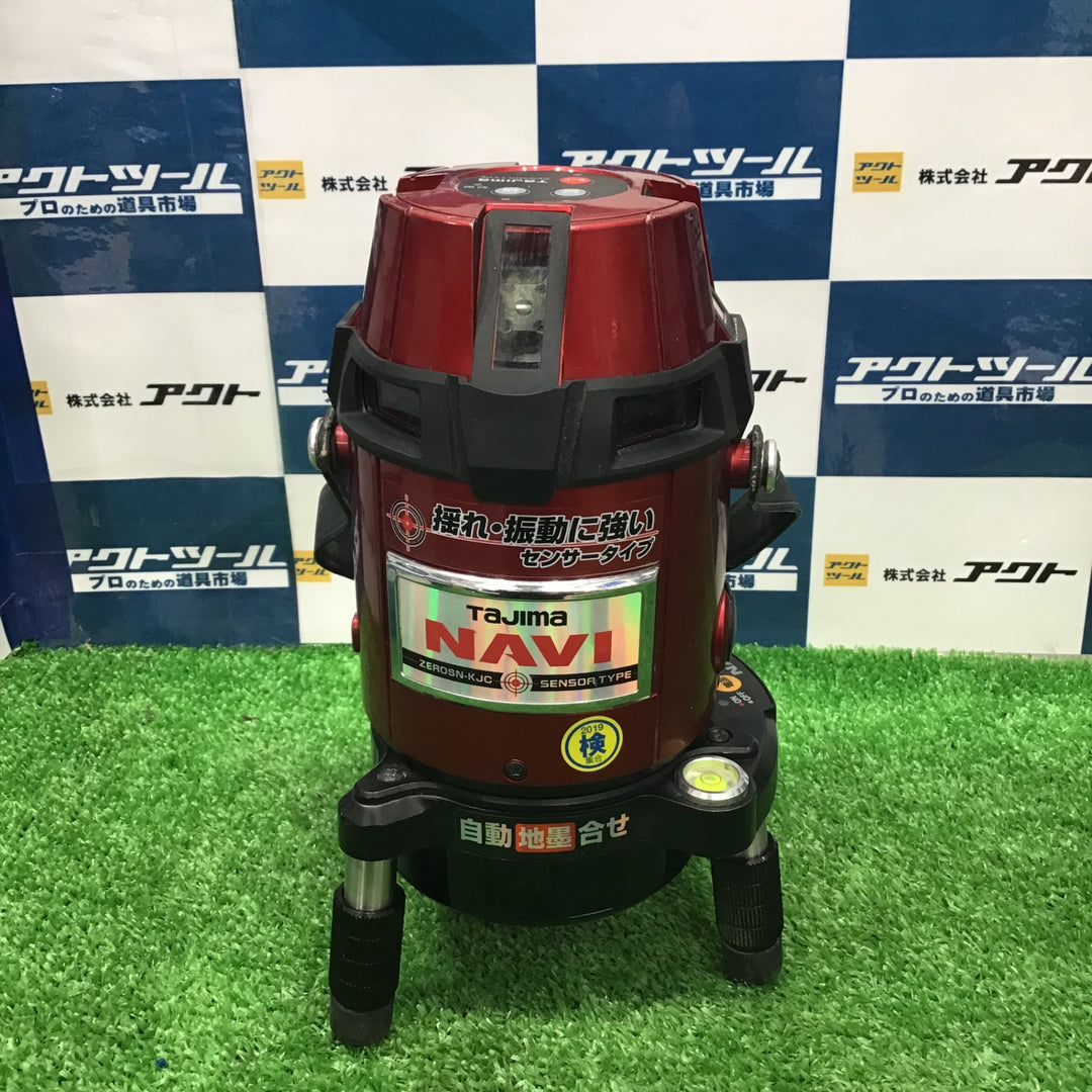 〇タジマ(TAJIMA) レーザー墨出し器 NAVIゼロセンサーKJC 矩十字・横全周 ZEROSN-KJC 【草加店】
