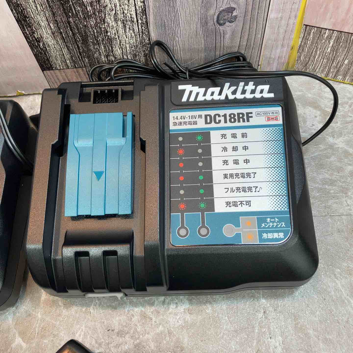 マキタ(makita) リチウムイオンバッテリー 18V/6.0Ah BL1860B 4個+急速充電器 DC18RF 2個 セット【八潮店】