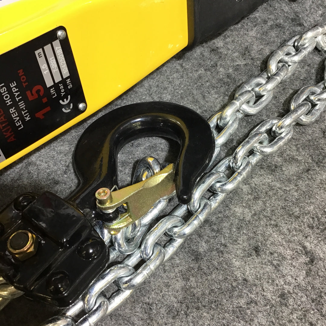 AKITA アキタブロック レバーホイスト KIT-3 TYPE 1.5t レバーブロック【桶川店】