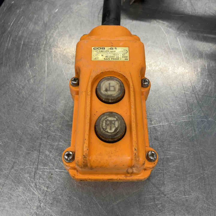 【中古品】※現状品【シリ不明】大阪ジャッキ 電動油圧ポンプ NEX-2 ※ゲージに穴あり【戸田店】