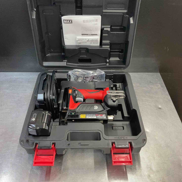 【中古美品】 マックス(MAX) 14.4V/18V コードレスタッカ TG-ZB2-BC/1850A フルセット 【東大和店】
