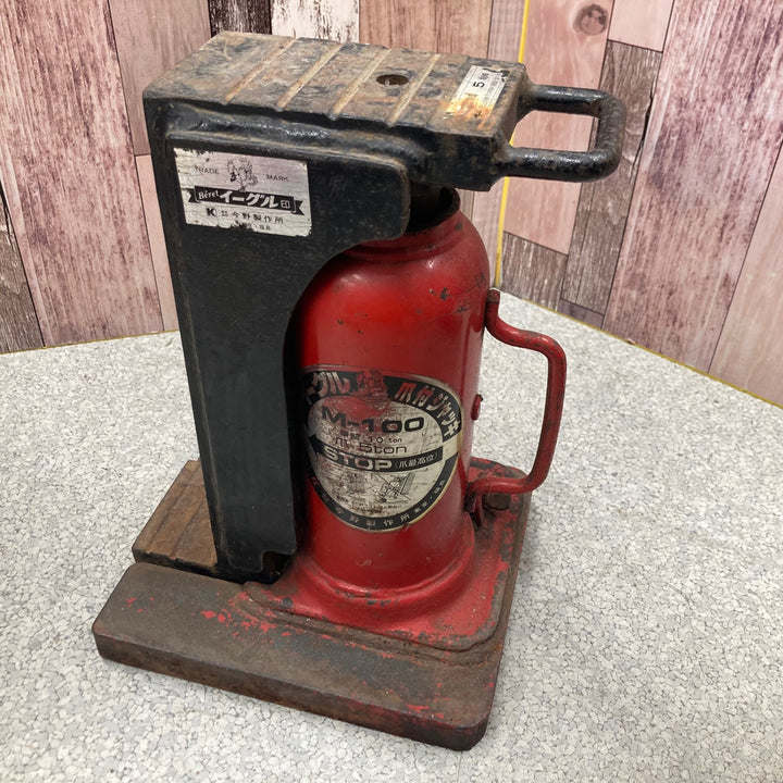 今野製作所 イーグル爪付きジャッキ M-100 5t【八潮店】