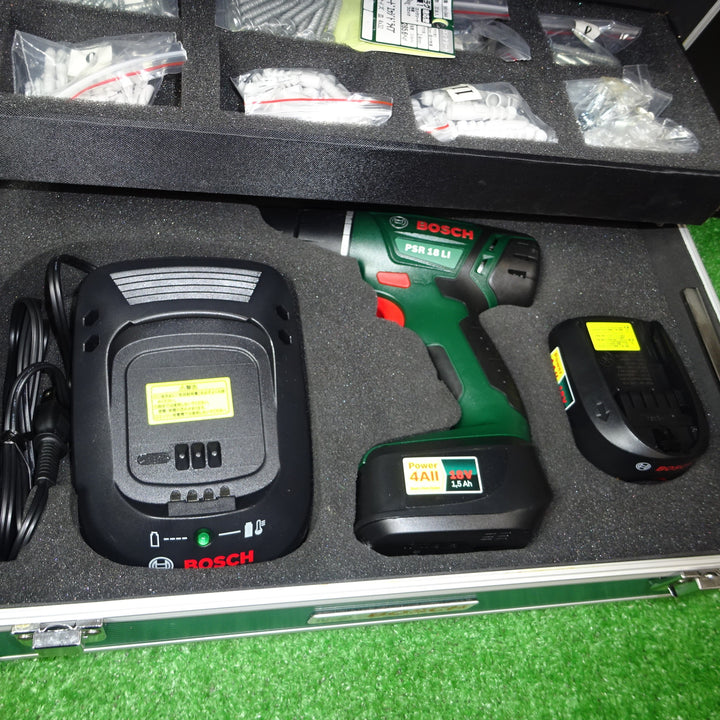 〇BOSCH(ボッシュ) 18Vバッテリードライバードリル PSR18LI ケース付き 【岩槻店】
