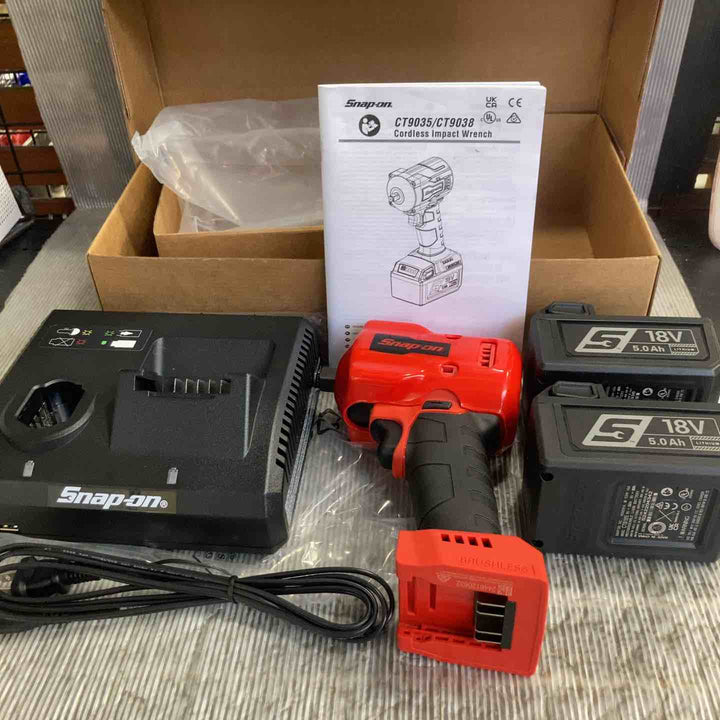 【未使用】Snap-on(スナップオン) 1/2 コードレスインパクトレンチ CT9035J2 【草加店】