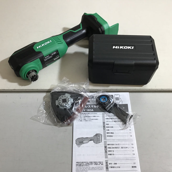 【未使用品】★ハイコーキ HIKOKI 18V コードレスマルチツール CV18DA(NN) 本体のみ【戸田店】