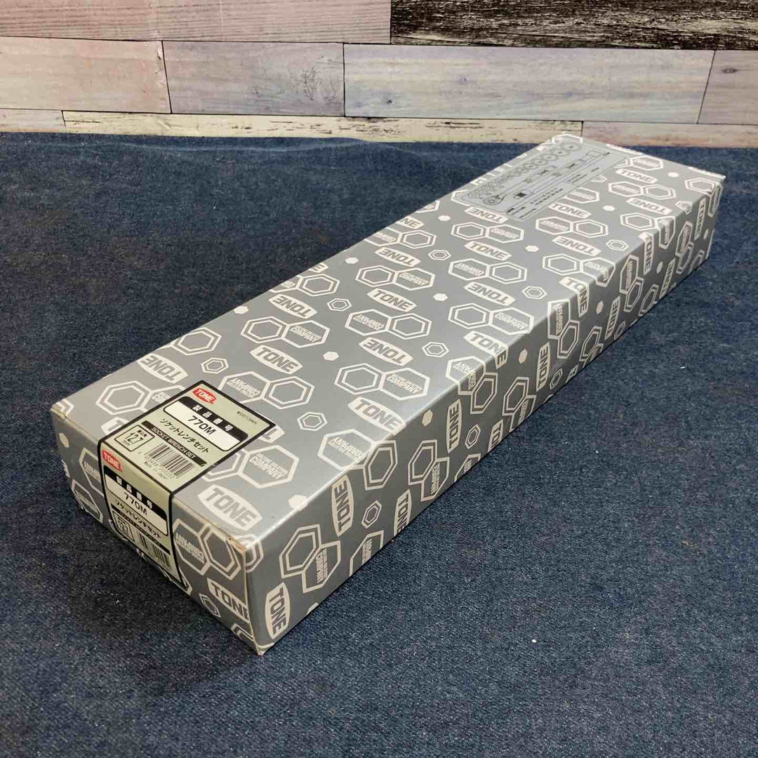 ◇トネ(TONE) ソケットレンチセット 差込角12.7mm(1/2") 770M 内容16点 シルバー【八潮店】