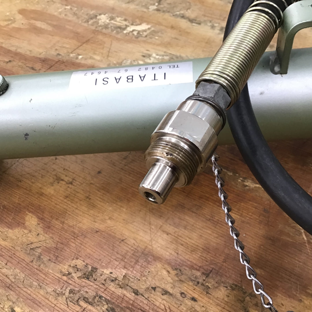 ▼板橋機械工業 パイプ圧着機 P-100 【柏店】