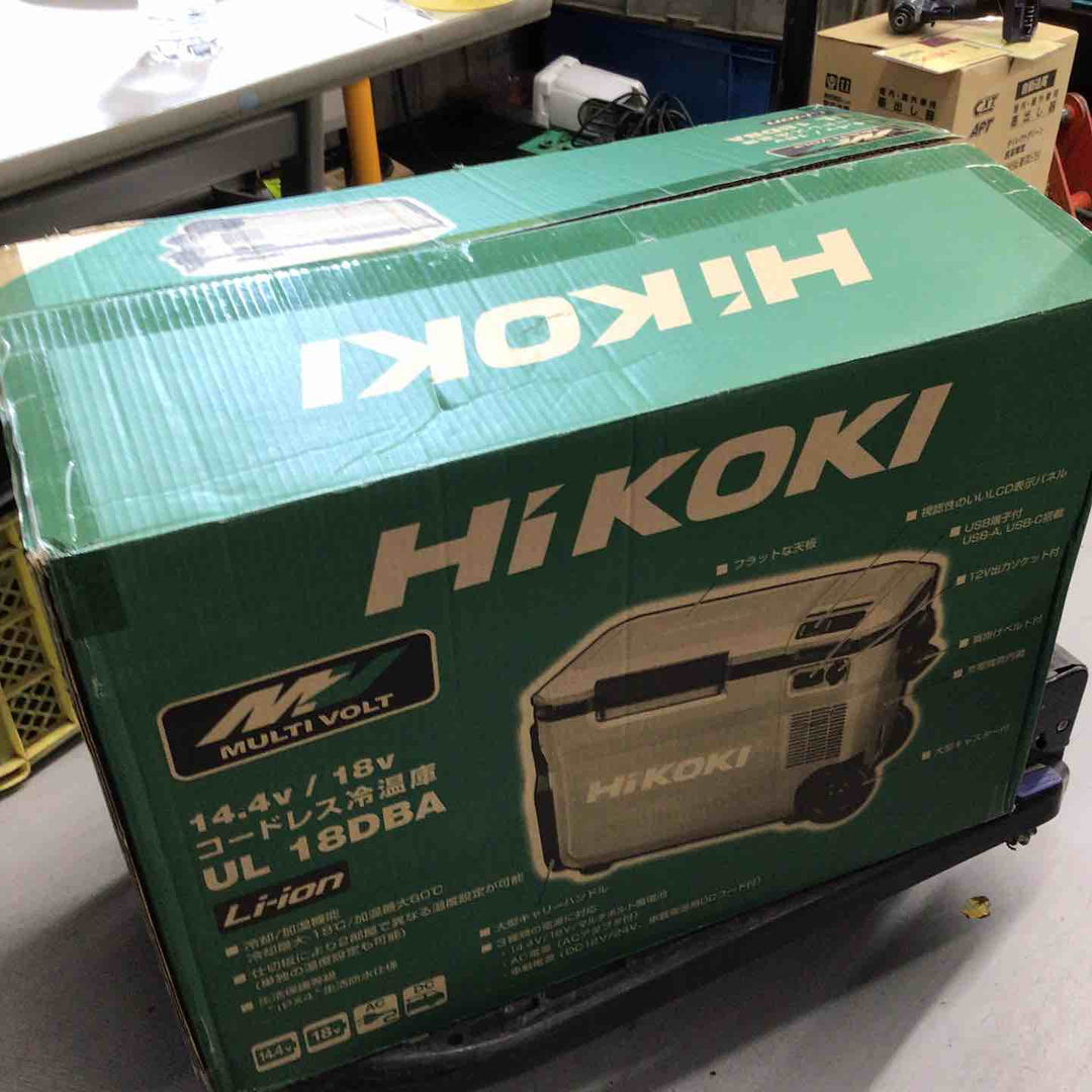 ★ハイコーキ(HIKOKI ※旧:日立工機) コードレス冷温庫 UL18DBA(WMBZ)【戸田店】