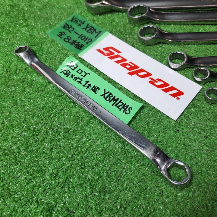 スナップオン/Snap-on オフセットメガネレンチ 8本セット XBMシリーズ 10mm-32mm 内1本旧ロゴ【岩槻店】
