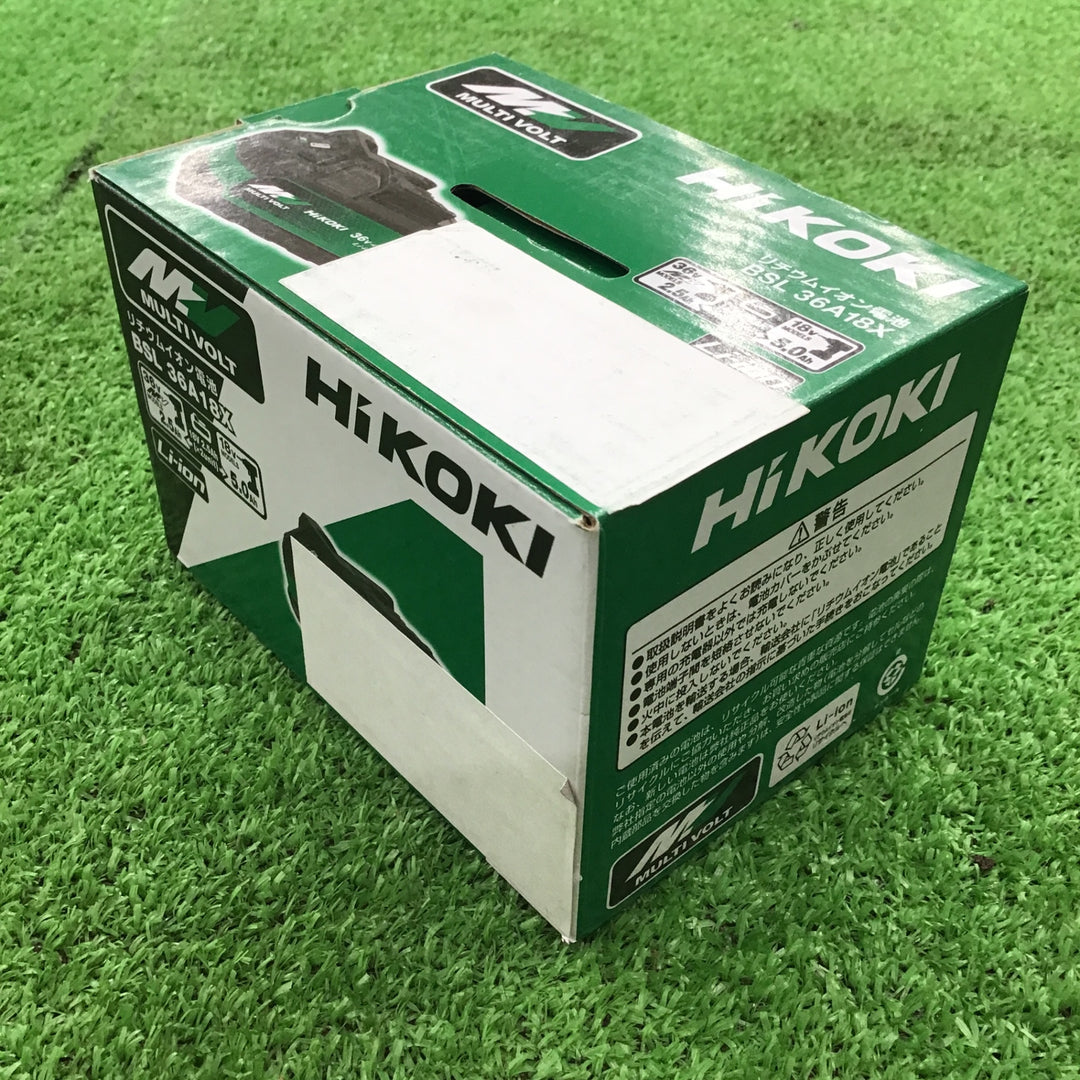 【未使用・送料無料の格安3個セット!】 ハイコーキ HiKOKI 第二世代 マルチボルト リチウムイオンバッテリー 36V/2.5Ah BSL36A18X 【桶川店】