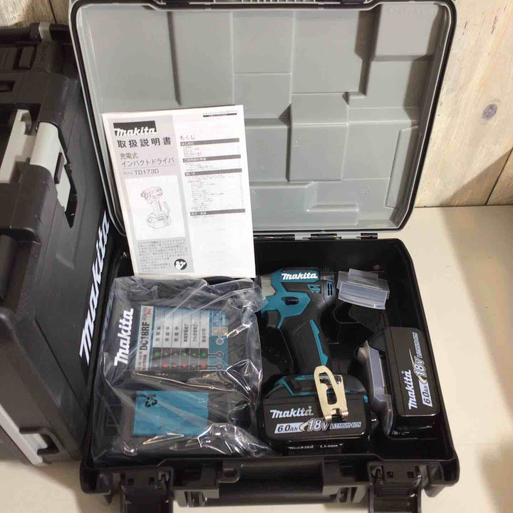 【未使用品】マキタ(makita) コードレスインパクトドライバー TD173DRGX ブルー 青 5台セット【戸田店】