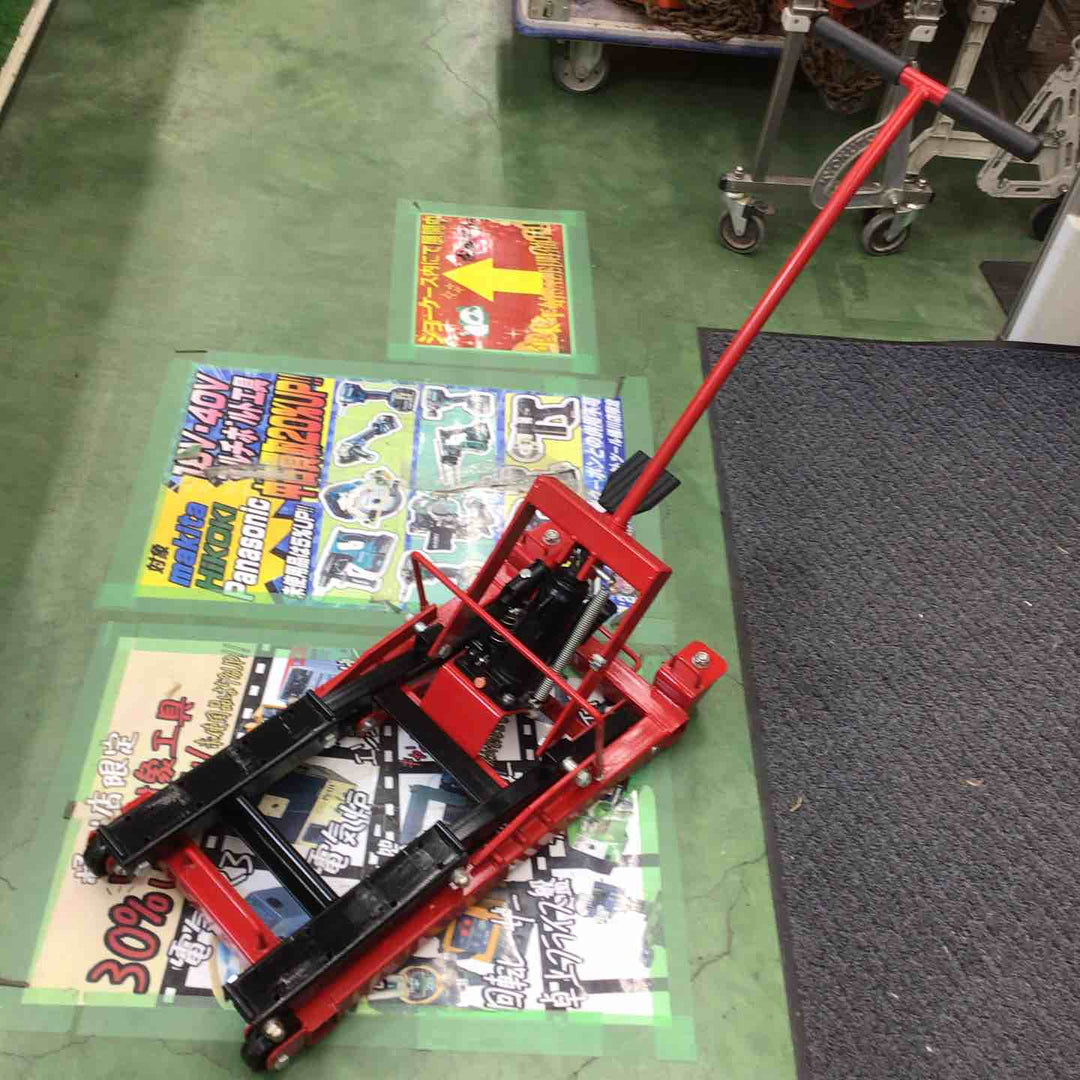 【中古・店頭受取り限定】 メーカー不明 バイクリフトジャッキ モーターサイクルジャッキ 耐荷重:680kg 【桶川店】