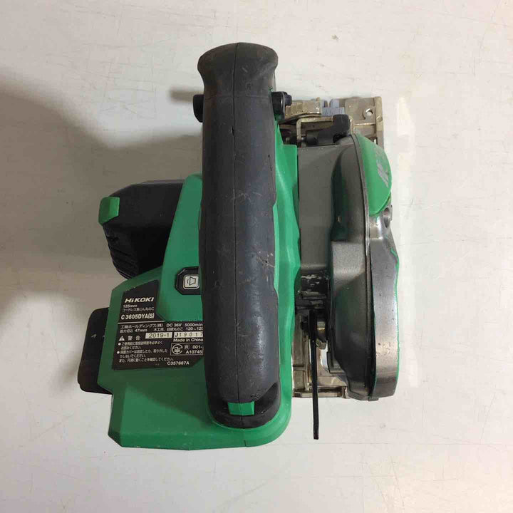 ★ハイコーキ(HIKOKI ※旧:日立工機) コードレス集じん丸のこ C3605DYA(NN)【戸田店】