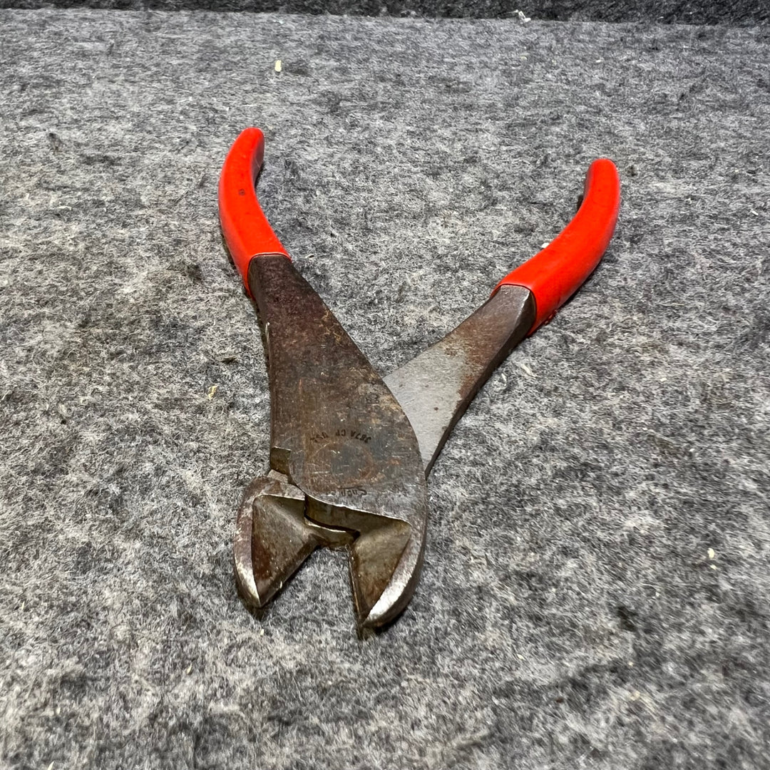 ▲Snap-on スナップオン ニッパー 87ACP 全長185mm 中古希少 旧ロゴ *さび有【桶川店】