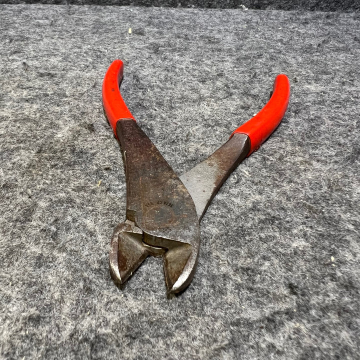 ▲Snap-on スナップオン ニッパー 87ACP 全長185mm 中古希少 旧ロゴ *さび有【桶川店】