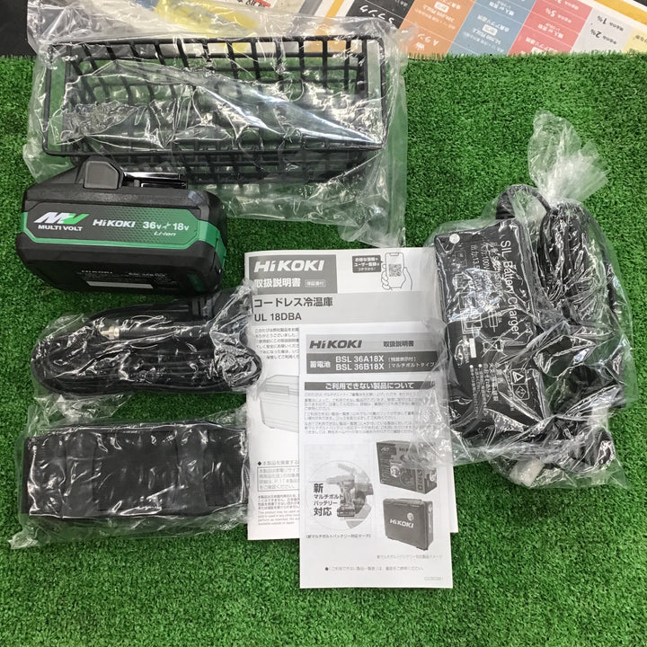 【未使用・バッテリ付き!】 ハイコーキ (HIKOKI ※旧:日立工機) コードレス冷温庫 UL18DBA(WMGZ) 【桶川店】