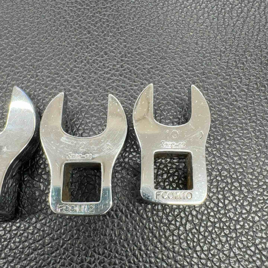 Snap-on スナップオン 3/8クロウフットレンチオープンエンドレンチ FCOM 6個組【八潮店】