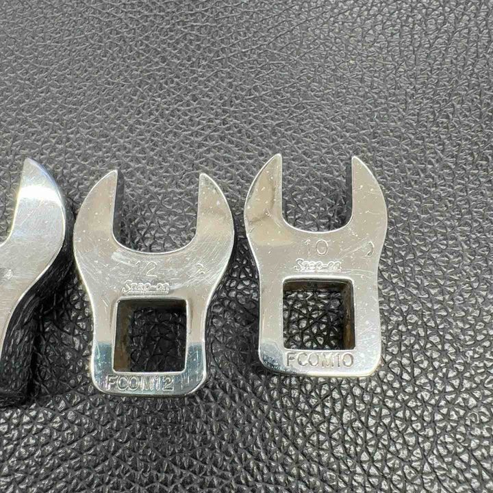Snap-on スナップオン 3/8クロウフットレンチオープンエンドレンチ FCOM 6個組【八潮店】