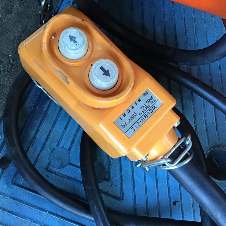 ※説明必読※【店頭受取り限定】ニッチ 1t 電動チェーンブロック EC-3S 1t 揚程3m【桶川店】