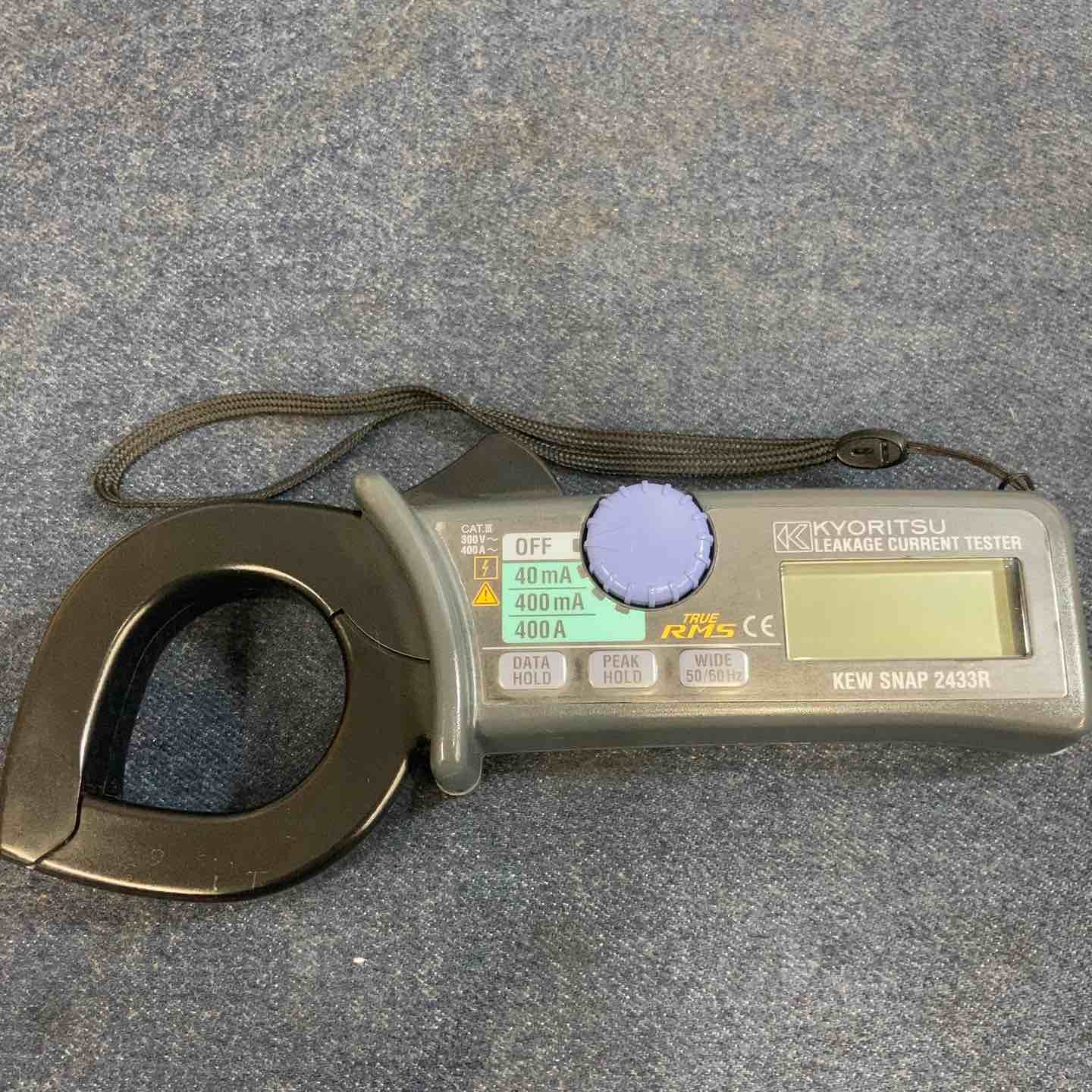 中古品】共立電気計器 漏れ電流 負荷電流測定用クランプメーター 2433R 