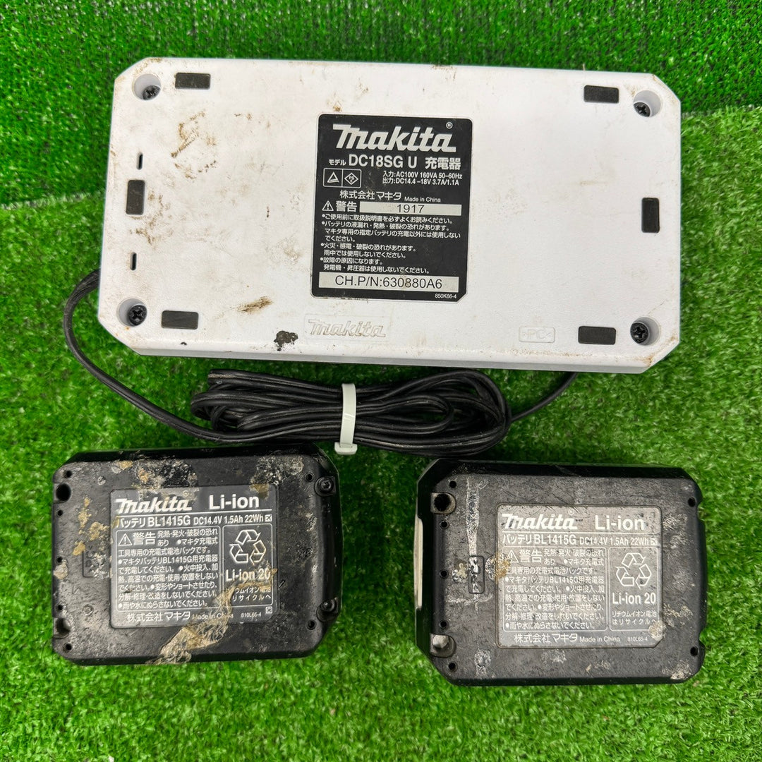 【現状品】 マキタ makita 14.4V コードレスインパクトドライバ M697DSX ケースなし 充電器 バッテリ セット 【桶川店】