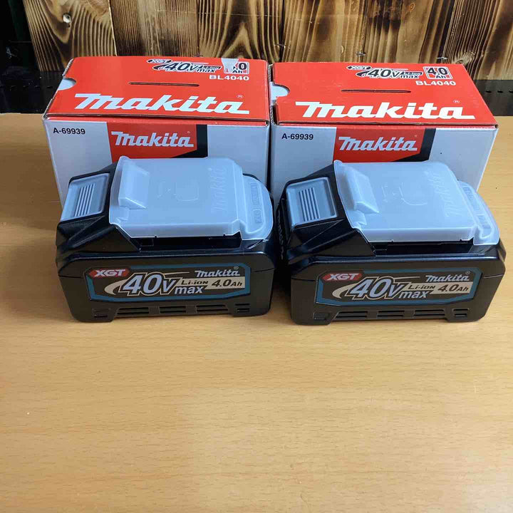 ★セット特別価格★マキタ(makita) リチウムイオンバッテリー 40Vmax/4.0Ah BL4040 2個セット【越谷店】