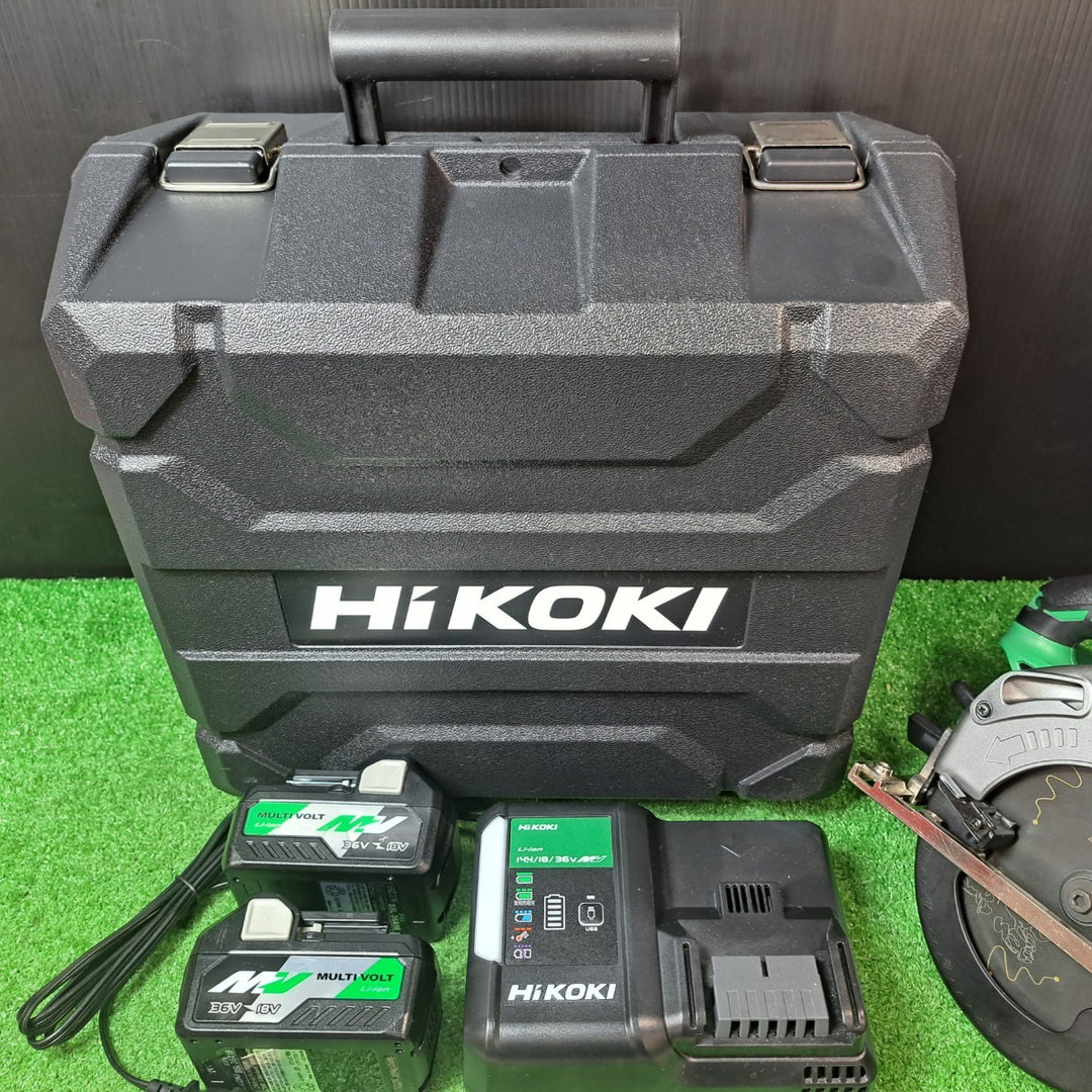 ★ハイコーキ(HIKOKI ※旧:日立工機) コードレス丸のこ C3606DA(2XP)(K)【岩槻店】
