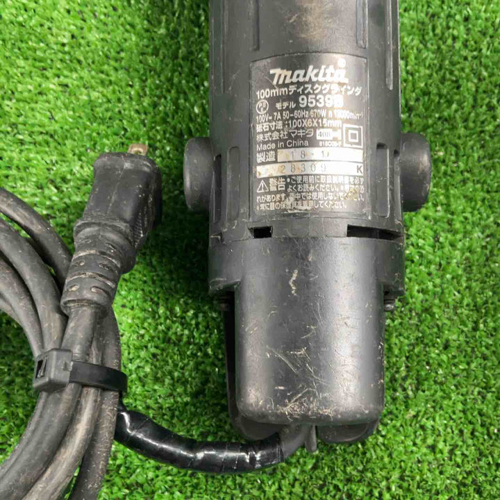 ☆マキタ(makita) 100mmディスクグラインダ 9539B【草加店】