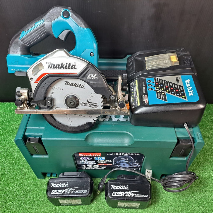 マキタ/makita 18V 125mm コードレス丸のこ HS474DRGX【岩槻店】