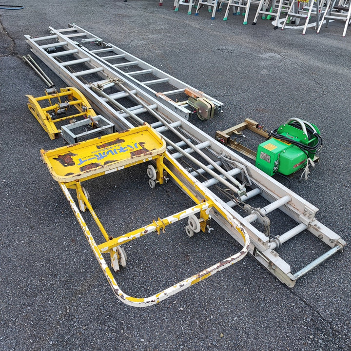 【店頭受取り限定】〇トーヨーコーケン(TKK) 2連スライド梯子瓦揚機 ニュージャンプ 荷揚げ機 NJP-MD7W2【岩槻店】