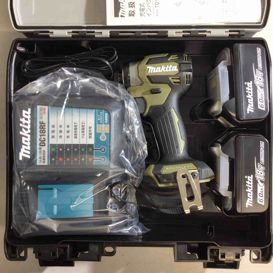 【未使用品】マキタ(makita) コードレスインパクトドライバー TD173DRGXO 3台セット オリーブ【戸田店】