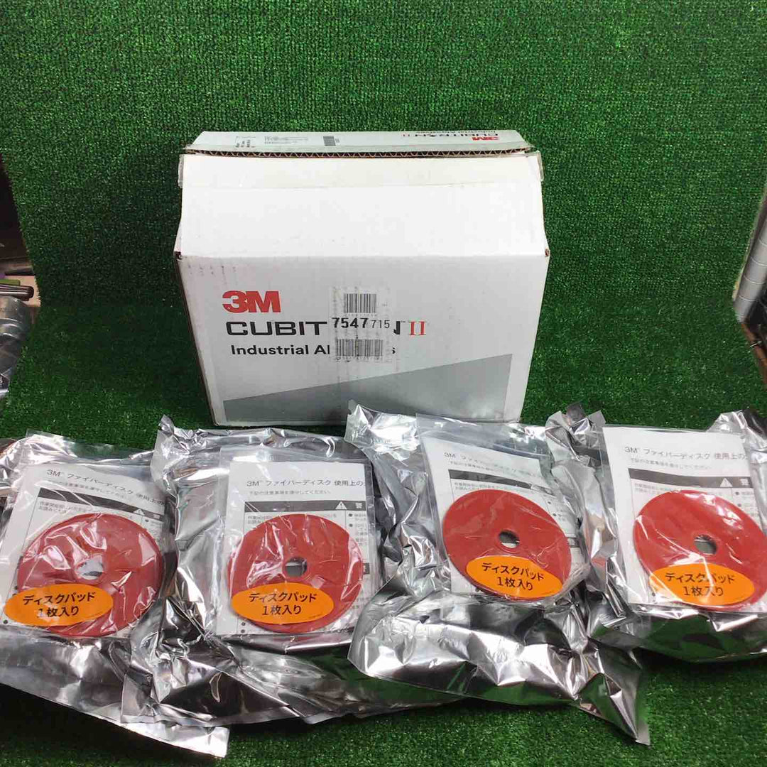 3M キュービトロン2 ファイバーディスク 102mm×16mm 25枚入りパック×4セット【川崎店】