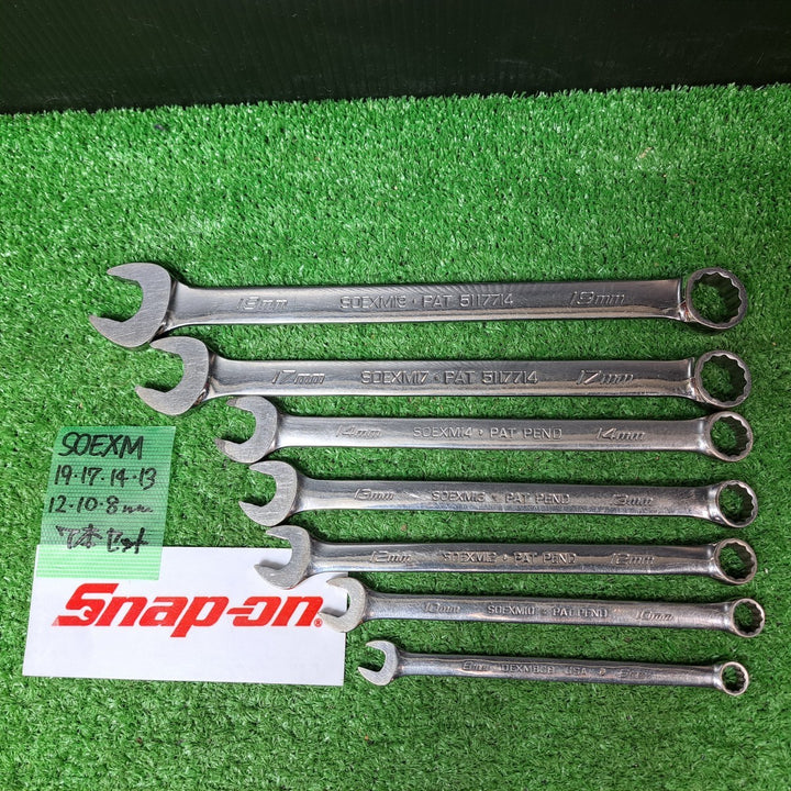 スナップオン/Snap-on フランクドライブコンビネーションレンチ 7本セット SOEXMシリーズ 8mm-19mm 【岩槻店】