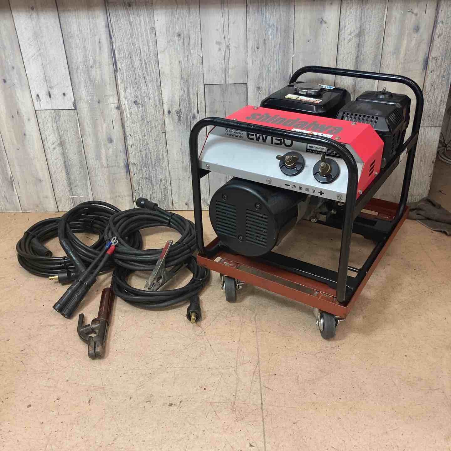 中古品◆新ダイワ　エンジンヴェルダー　EW130◆発◆ITEG7HW5BZNS 新ダイワ EW130 ガソリンエンジン溶接機（溶接専用機）【送料無料】