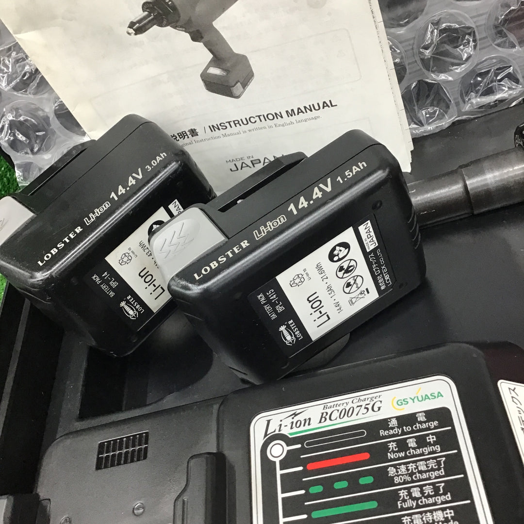 LOBSTER ロブスター 14.4Vコードレスリベッター R1B1【桶川店】