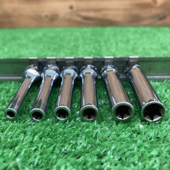 【中古品】 スナップオン/Snap-on ディープソケット STLE4/5/6/7/8/10 *6本セット 【鴻巣店】