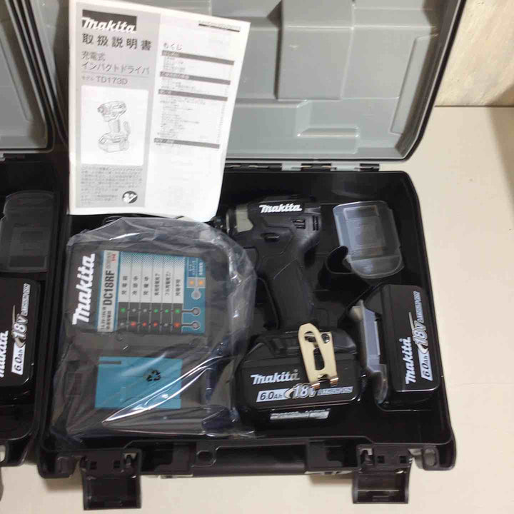 マキタ(makita) コードレスインパクトドライバー TD173DRGXB TD173DRGXO ブラック 黒 オリーブ 5台セット【戸田店】