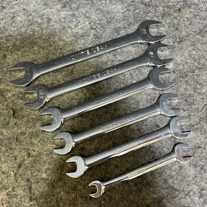 スナップオン(Snap-on)  オープンエンドレンチ  6本セット VOM810/1113/1214/1415/1618/1719  ※旧ロゴ含む 【桶川店】
