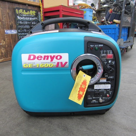 店頭受取り限定】 美品 デンヨー(Denyo) 発電機 モデル：GE-1600SS-IV【川崎店】 – アクトツールオンラインショップ