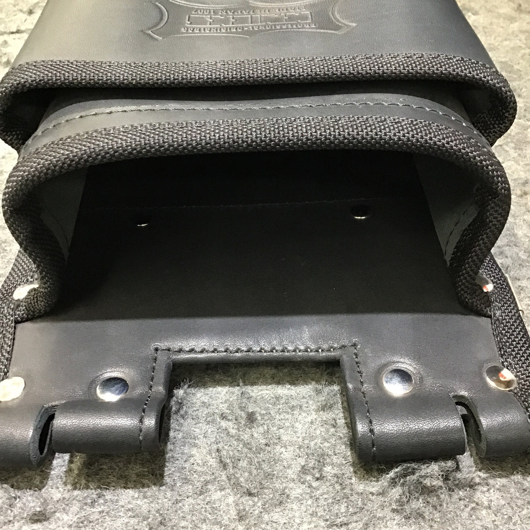 【美品】KNICKS(ニックス) ヌメ革2段建築用腰袋 KBS-201BA【桶川店】