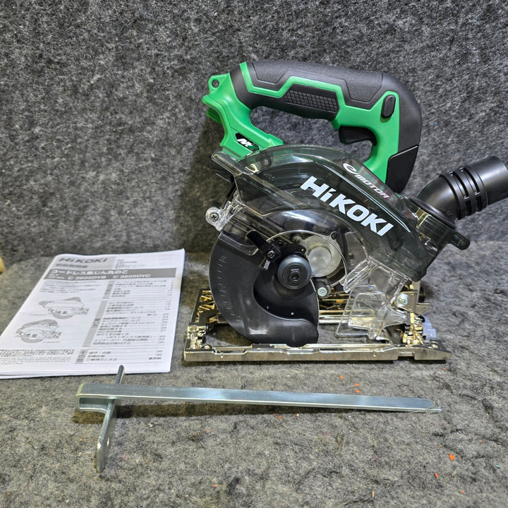 【未使用品・元箱無し】ハイコーキ(HIKOKI ※旧:日立工機) コードレスマルノコ C3605DYC(NN)【桶川店】