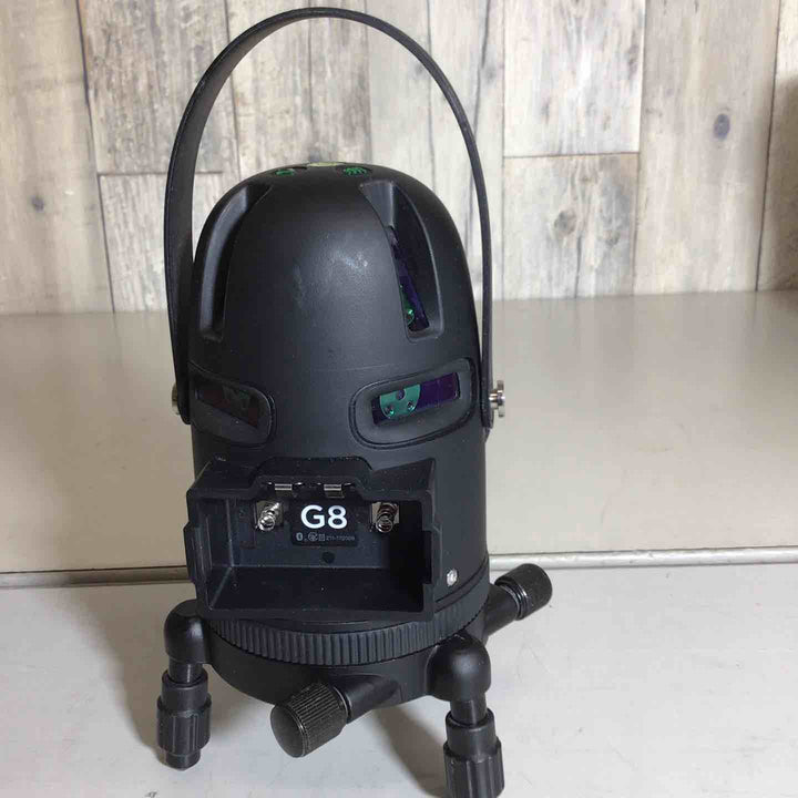 【中古品】◇VOICE レーザー墨出し器 フルライングリーンレーザー Model-G8 バッテリー2個 受光器三脚なし【戸田店】