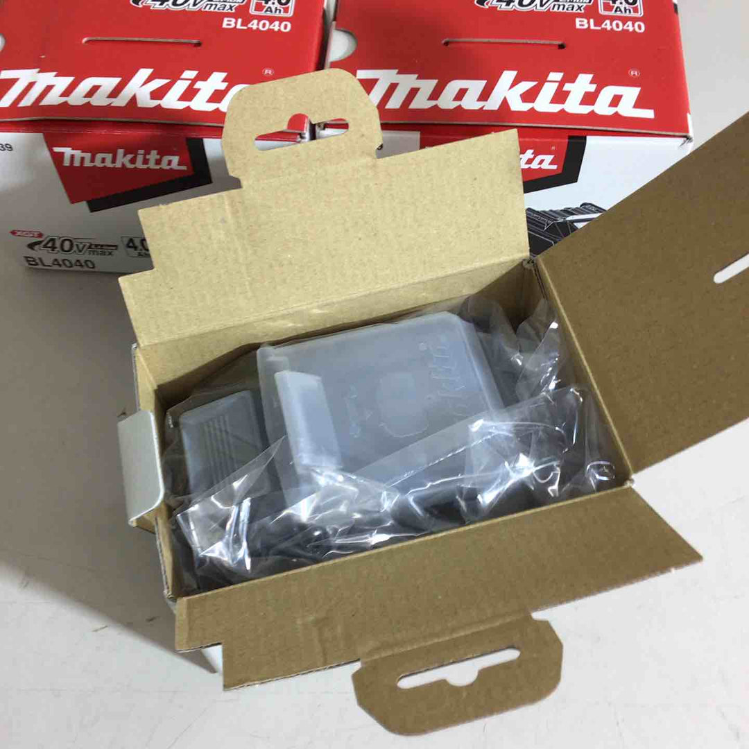 【未使用品】★純正品★マキタ(makita) リチウムイオンバッテリー 40Vmax/4.0Ah BL4040 3個セット【戸田店】